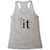 funny sweat Racerback Tank