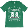 vintage made in 1981 perfectly aged a living legend T-Shirt