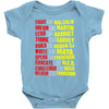 fight, dream, lead! Baby Bodysuit