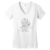 animal funny brid Women's V-Neck T-Shirt