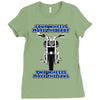 funny , fourtwo wheels, ideal gift, birthday present Ladies Fitted T-Shirt