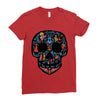 loco coco skul Ladies Fitted T-Shirt