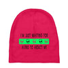 i'm just waiting for aliens to abduct me Baby Beanies