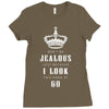 Don't Be Jealous Just Because Look This Good At 60 Ladies Fitted T-Shirt