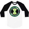 omnitrix symbole ben10 3/4 Sleeve Shirt
