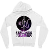 galaxy sos Zipper Hoodie