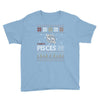 santa pisces christmas ugly t shirts Youth Tee
