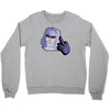 mega flipped off Crewneck Sweatshirt