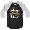 kings are born in 1959 3/4 Sleeve Shirt