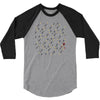guns and swords and tacos 3/4 Sleeve Shirt