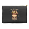 owl coffee Accessory Pouches