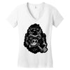 monkey Women's V-Neck T-Shirt
