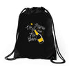no 'pagne no gain Drawstring Bags