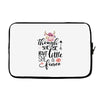Though She Be But Little She Is Fierce Laptop sleeve