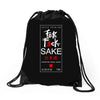 fuck sake Drawstring Bags
