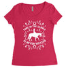 time in the saddle is never wasted Women's Triblend Scoop T-shirt