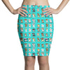 dabbing animals Pencil Skirts