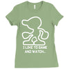 game and watch parody video game Ladies Fitted T-Shirt