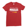 musculs installing Ladies Fitted T-Shirt