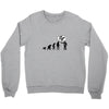 stop following me monkey Crewneck Sweatshirt