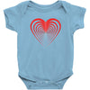 love red Baby Bodysuit