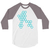 six hexagonal best trending 3/4 Sleeve Shirt