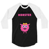 Creating a Lil Monster Baby Girl 3/4 Sleeve Shirt