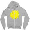 shining doge Zipper Hoodie