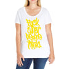 fuck what people think Ladies Curvy T-Shirt