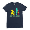 report abuse Ladies Fitted T-Shirt