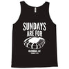 sundays are for football foot ball Tank Top