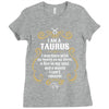 i am a taurus Ladies Fitted T-Shirt