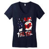 Team 10 America New Design Women's V-Neck T-Shirt