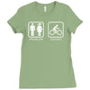 problem solved Ladies Fitted T-Shirt