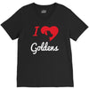 i love goldens V-Neck Tee