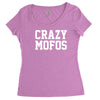 crazy mofos Women's Triblend Scoop T-shirt