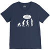 banksy funny human evolution indie V-Neck Tee