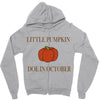 due in october Zipper Hoodie