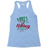 Daddy Hiking Buddy Mountains Racerback Tank