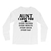 I Love You Aunt Long Sleeve Shirts