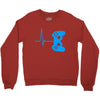 game heart beat Crewneck Sweatshirt