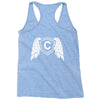 letter c with wings Racerback Tank