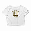 mustachio Crop Top