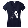 woody allen tribute Women's V-Neck T-Shirt