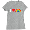 I Love Lgbt Ladies Fitted T-Shirt