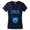 Creating A Lil Monster Baby Boy Women's V-Neck T-Shirt