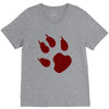 animal feet V-Neck Tee