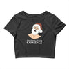santa is coming Crop Top