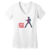 legends never die Women's V-Neck T-Shirt