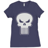 the punisher long sleeves Ladies Fitted T-Shirt